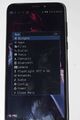Sxmo main menu.